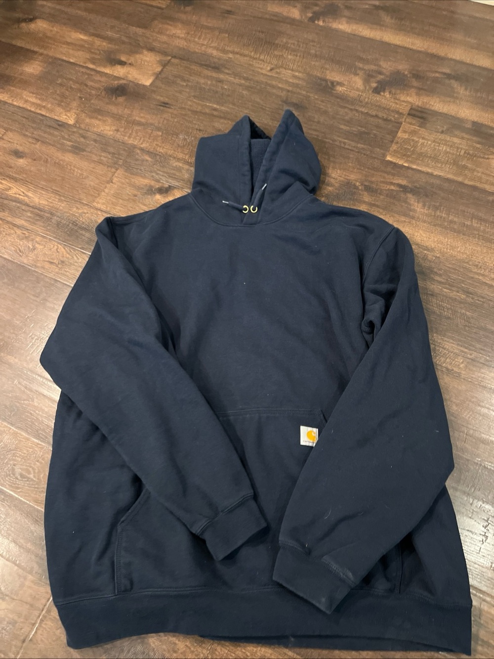 Mens carhartt hoodie Loose Fit 2XL Tall Blue